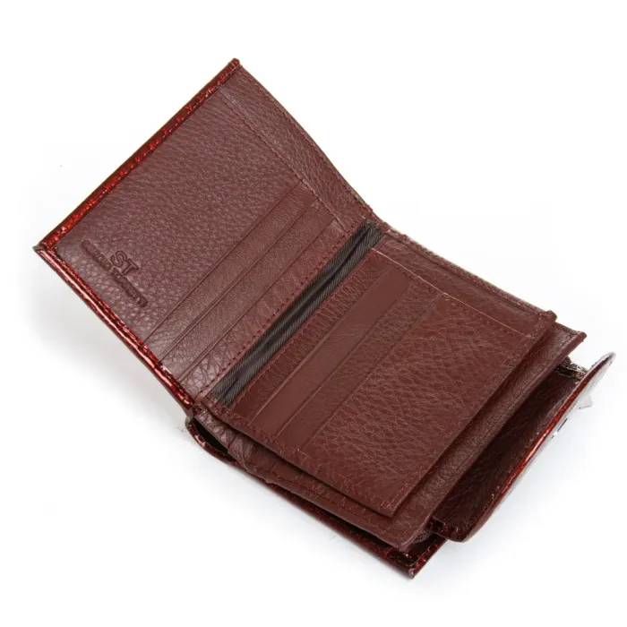 Кошелек LR Женский кожа-лак SERGIO TORRETTI FEW44-1 brown