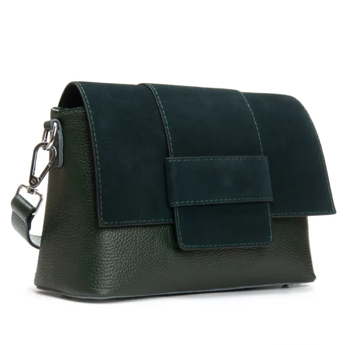 Сумка Женская Классическая замш ALEX RAI 1563 green