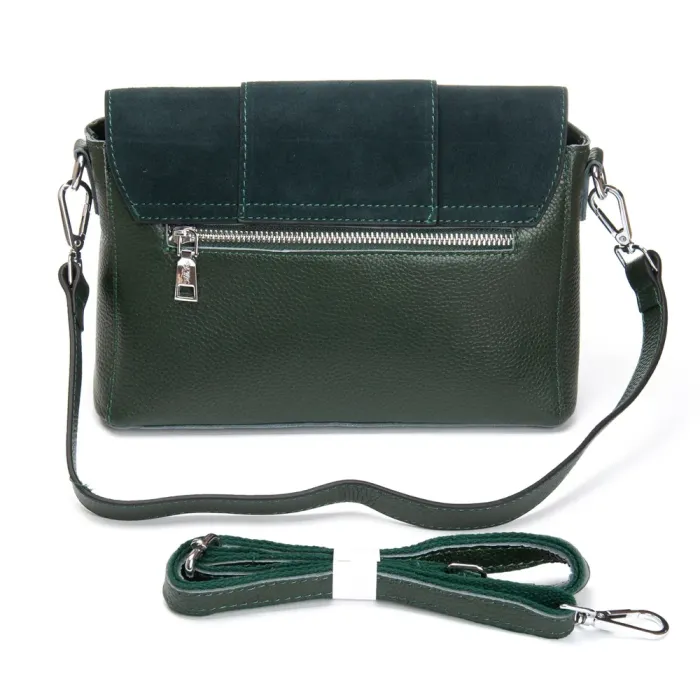 Сумка Женская Классическая замш ALEX RAI 1563 green