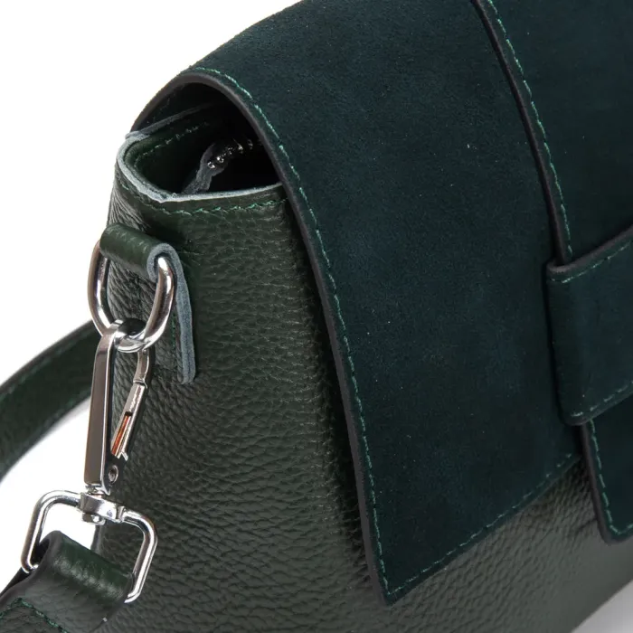 Сумка Женская Классическая замш ALEX RAI 1563 green
