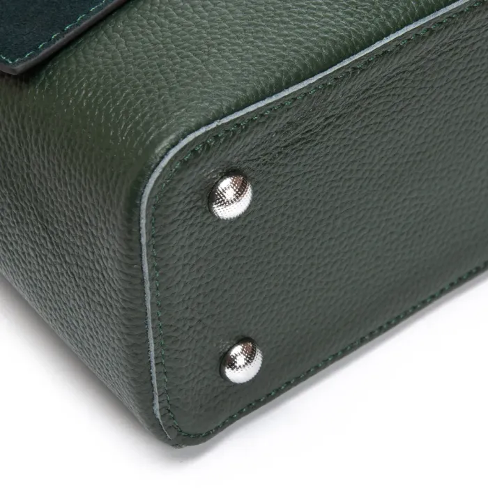 Сумка Женская Классическая замш ALEX RAI 1563 green