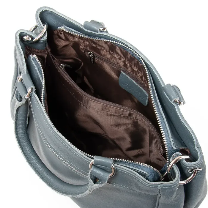 Сумка Женская Классическая кожа ALEX RAI 8782-9 blue