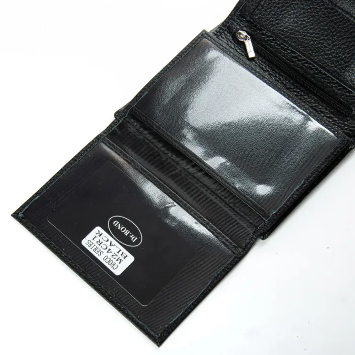 Кошелек Classic Мужской croco кожа DR. BOND M24CR1 black