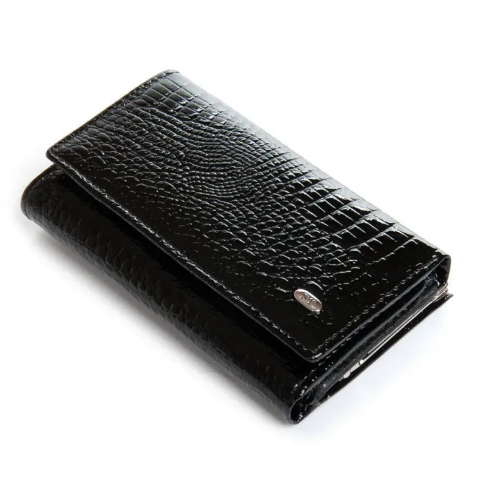 Кошелек LR Женский кожа-лак SERGIO TORRETTI FEW214 black