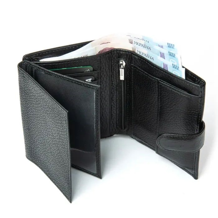 Кошелек Classic Мужской croco кожа DR. BOND M24CR1 black