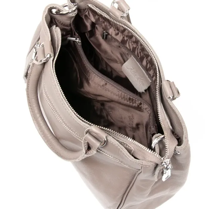 Сумка Женская Классическая кожа ALEX RAI 8782-9 l.grey