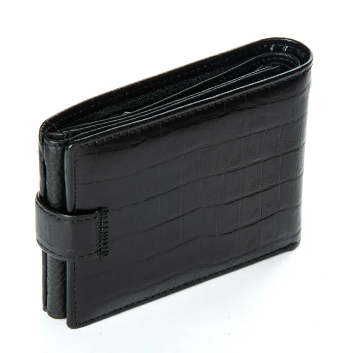 Кошелек Classic Мужской croco кожа DR. BOND MS-17CR1 black