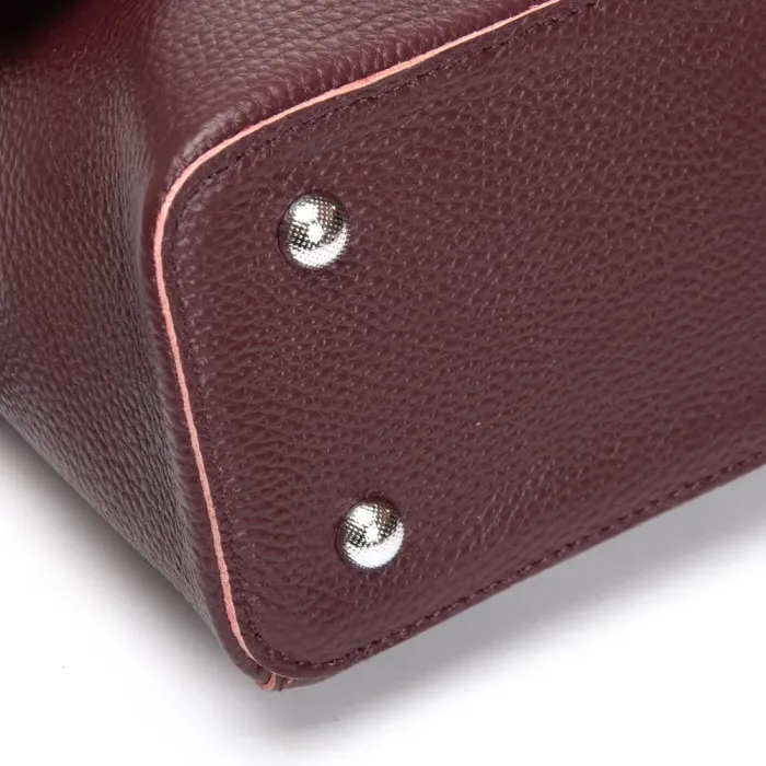 Сумка Женская Классическая замш ALEX RAI 1563 bordo