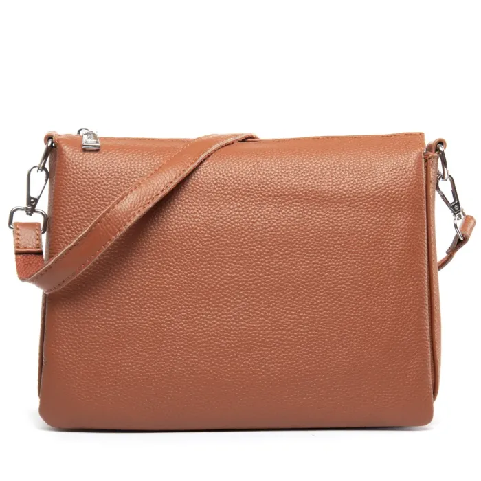 Сумка Женская Классическая кожа ALEX RAI 2087 l.brown