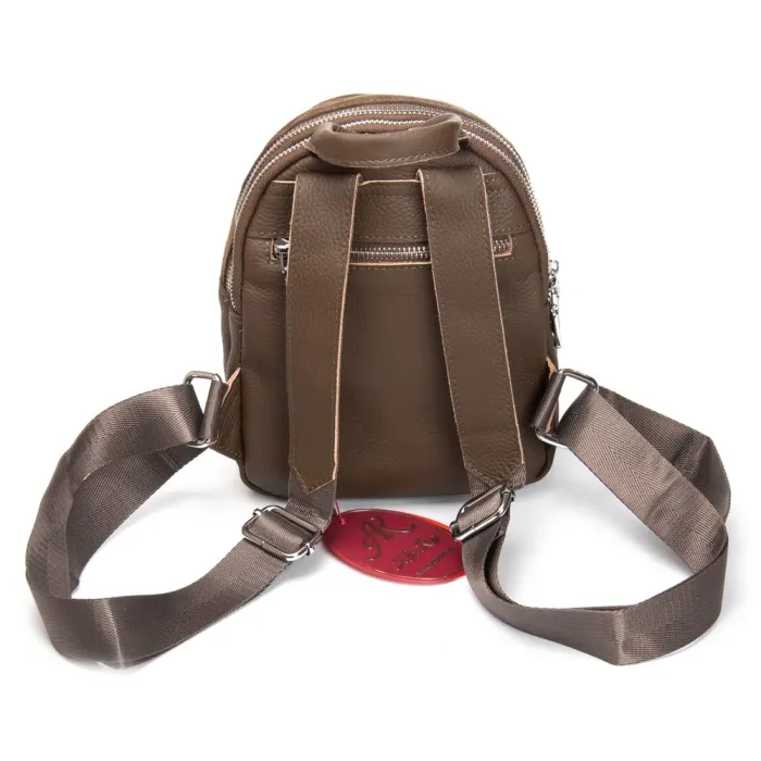 Сумка Женская Рюкзак замш ALEX RAI 2058 khaki