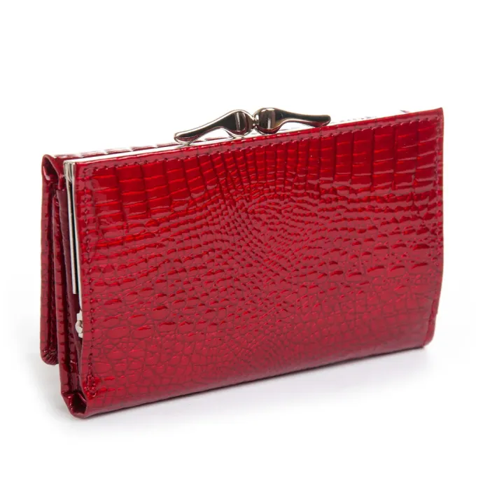 Кошелек LR Женский кожа-лак SERGIO TORRETTI FEW214 red