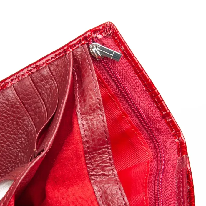 Кошелек LR Женский кожа-лак SERGIO TORRETTI FEW214 red