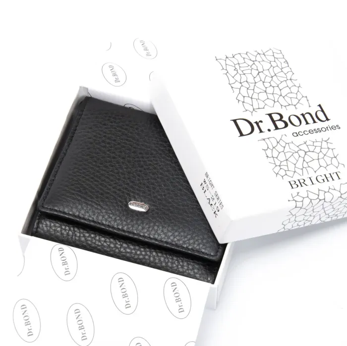 Кошелек Bright Женский кожа DR. BOND WS-219 black