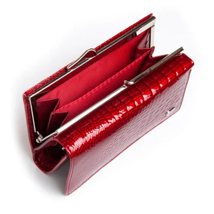 Кошелек LR Женский кожа-лак SERGIO TORRETTI FEW214 red