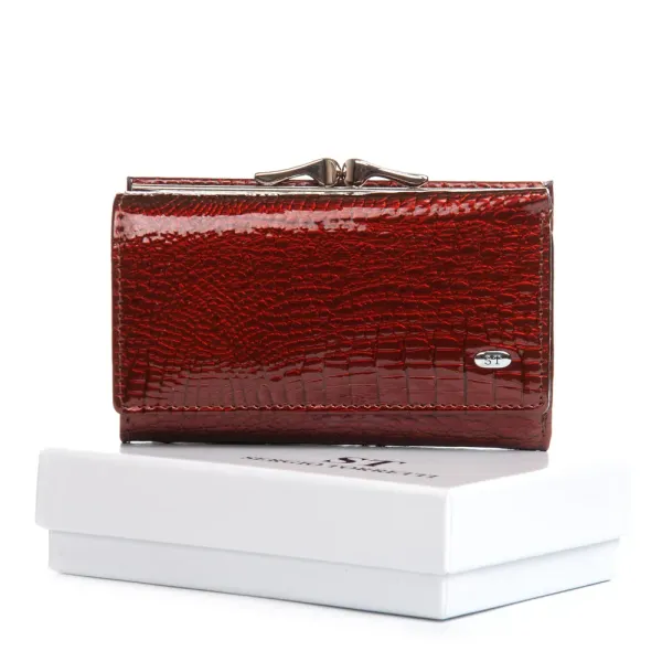 Кошелек LR Женский кожа-лак SERGIO TORRETTI FEW214 brown