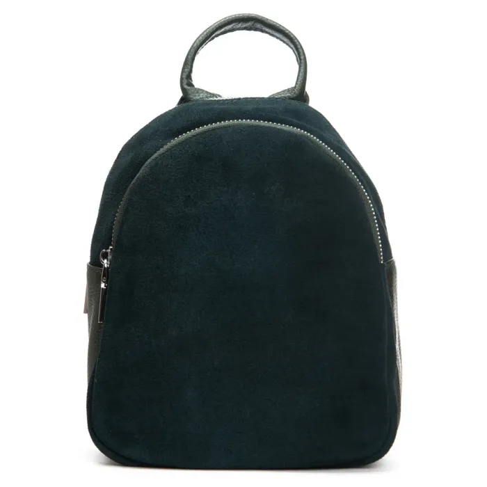 Сумка Женская Рюкзак замш ALEX RAI 2058 green