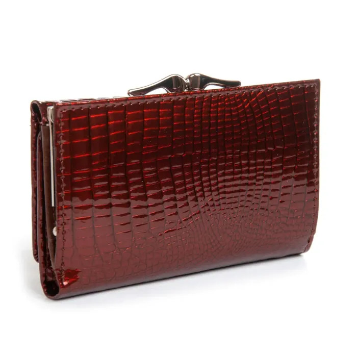 Кошелек LR Женский кожа-лак SERGIO TORRETTI FEW214 brown