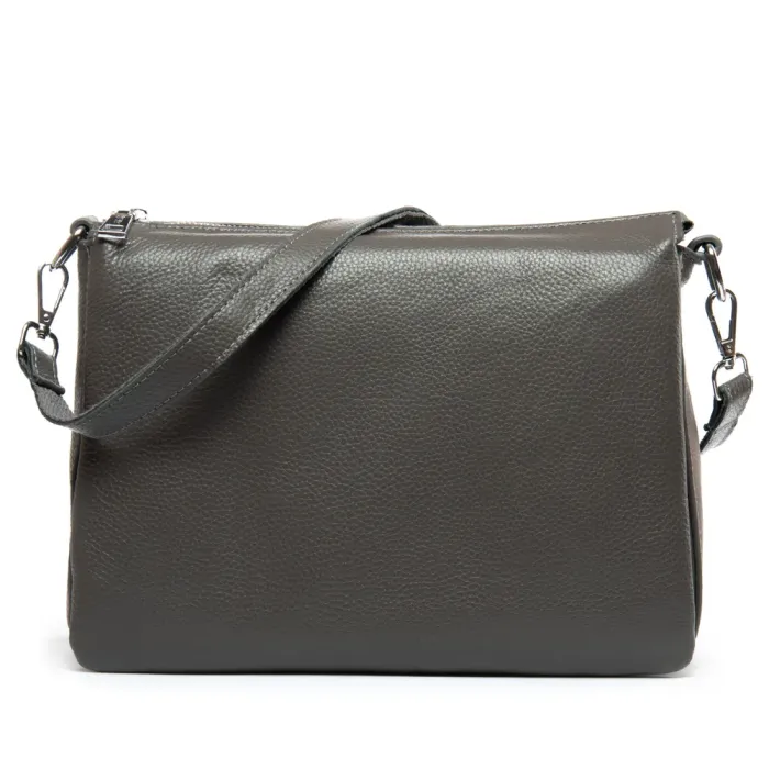 Сумка Женская Классическая кожа ALEX RAI 2087 grey