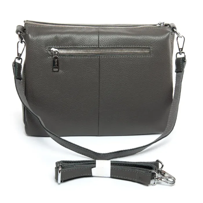 Сумка Женская Классическая кожа ALEX RAI 2087 grey