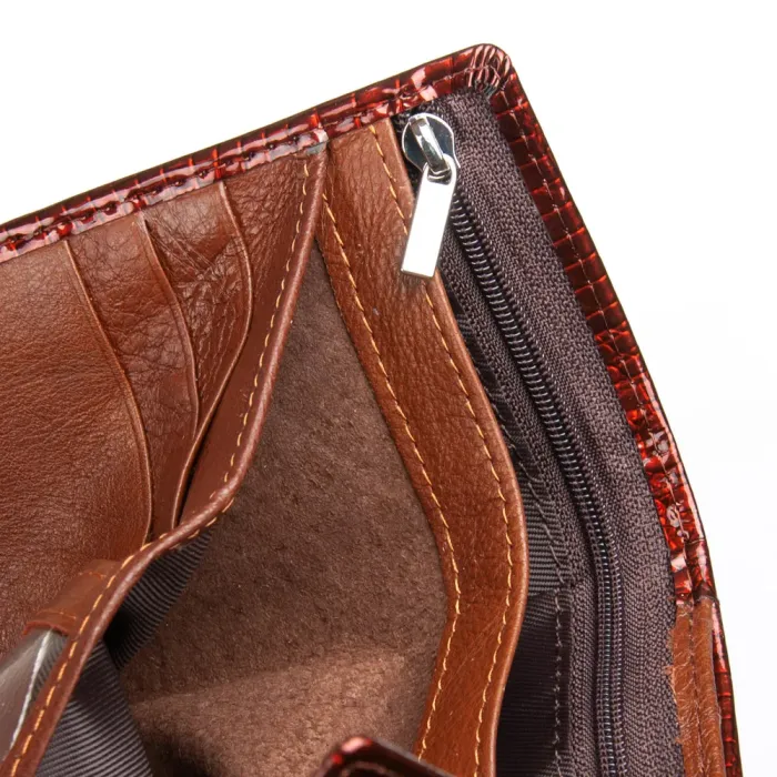 Кошелек LR Женский кожа-лак SERGIO TORRETTI FEW214 brown