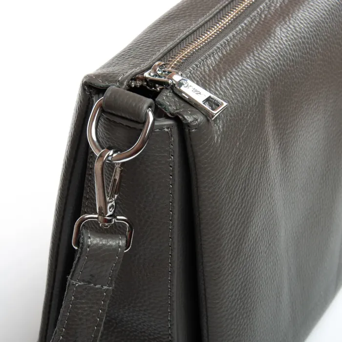 Сумка Женская Классическая кожа ALEX RAI 2087 grey