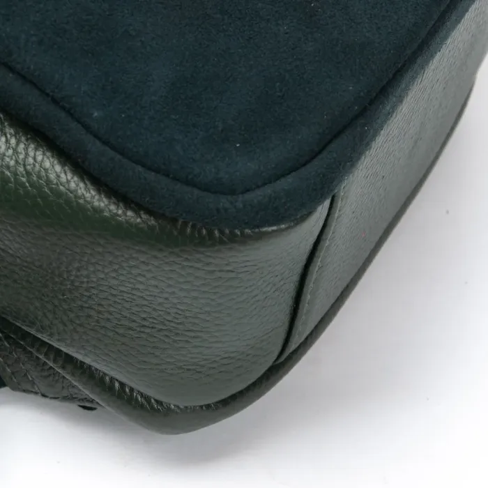 Сумка Женская Рюкзак замш ALEX RAI 2058 green