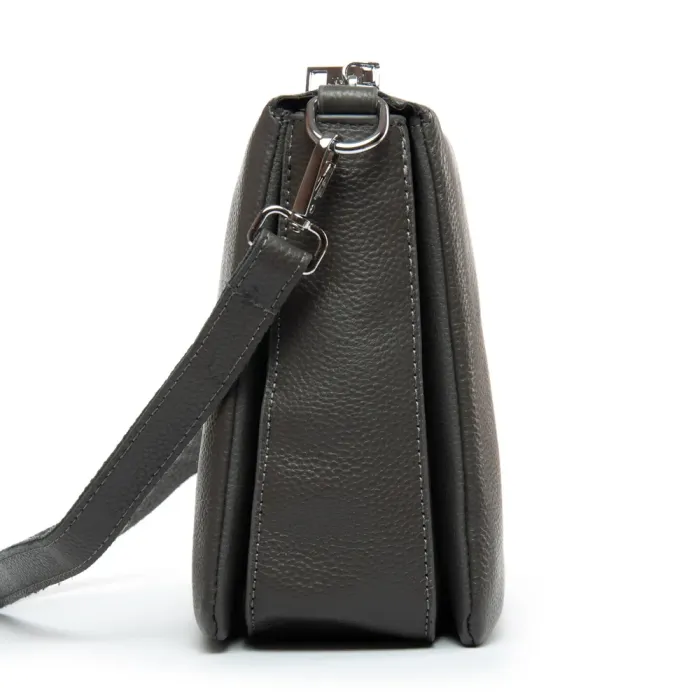 Сумка Женская Классическая кожа ALEX RAI 2087 grey