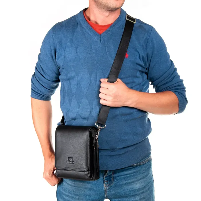 Сумка Мужская Планшет кожа BRETTON 9010-4 black