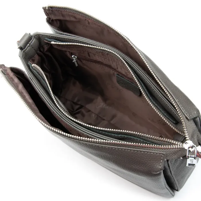 Сумка Женская Классическая кожа ALEX RAI 2087 grey