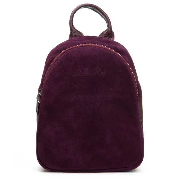 Сумка Женская Рюкзак замш ALEX RAI 2058 red