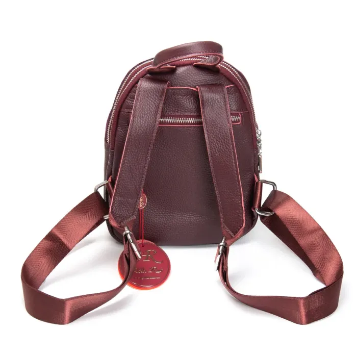 Сумка Женская Рюкзак замш ALEX RAI 2058 red