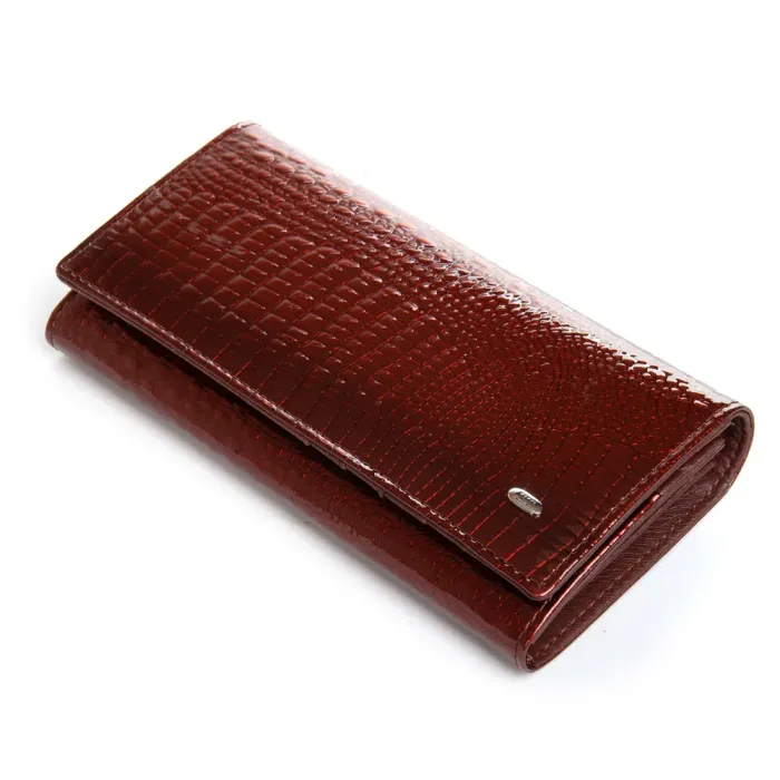 Кошелек LR Женский кожа-лак SERGIO TORRETTI FEW501 brown