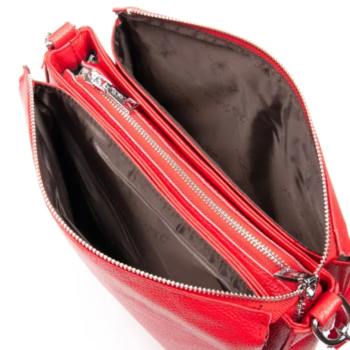 Сумка Женская Классическая кожа ALEX RAI 2087 red