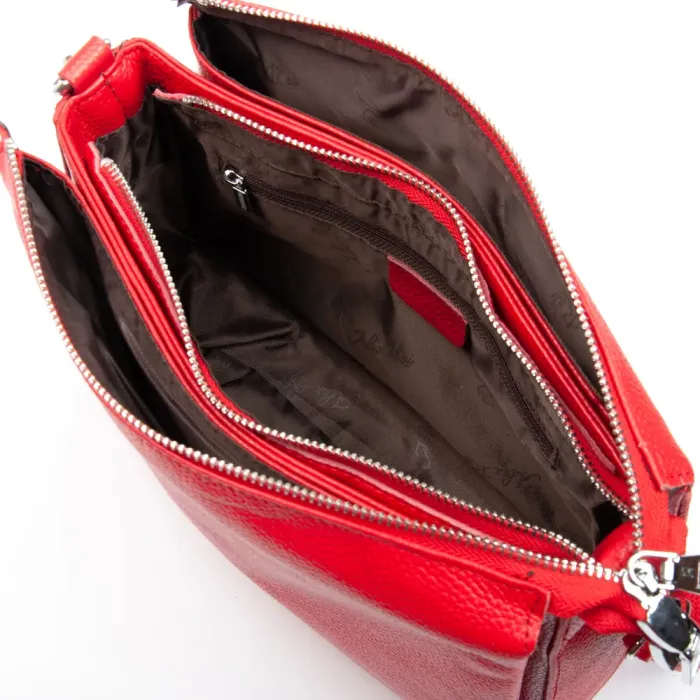 Сумка Женская Классическая кожа ALEX RAI 2087 red