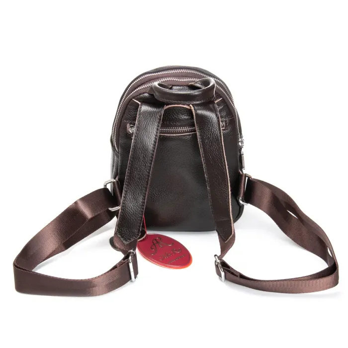 Сумка Женская Рюкзак замш ALEX RAI 2058 brown