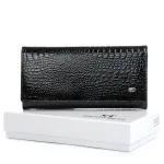 Кошелек LR Женский кожа-лак SERGIO TORRETTI FEW501 black