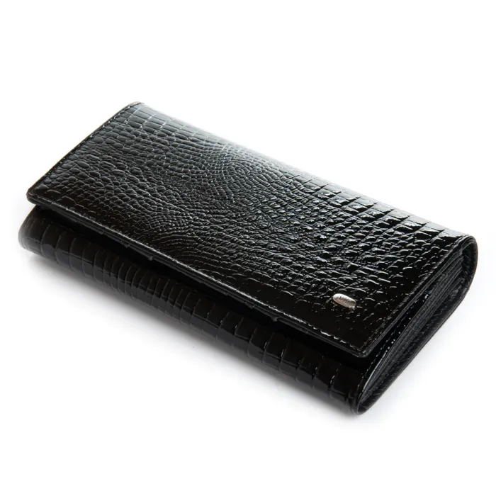 Кошелек LR Женский кожа-лак SERGIO TORRETTI FEW501 black