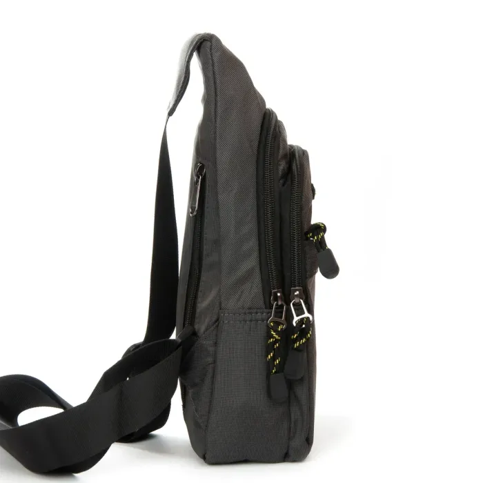 Сумка Мужская На Плечо нейлон Lanpad 3786 grey