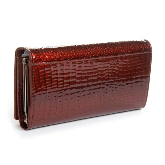 Кошелек LR Женский кожа-лак SERGIO TORRETTI FEW1-V-2 brown