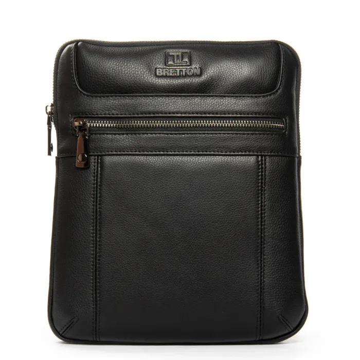 Сумка Мужская Планшет кожа BRETTON 3862-3 black