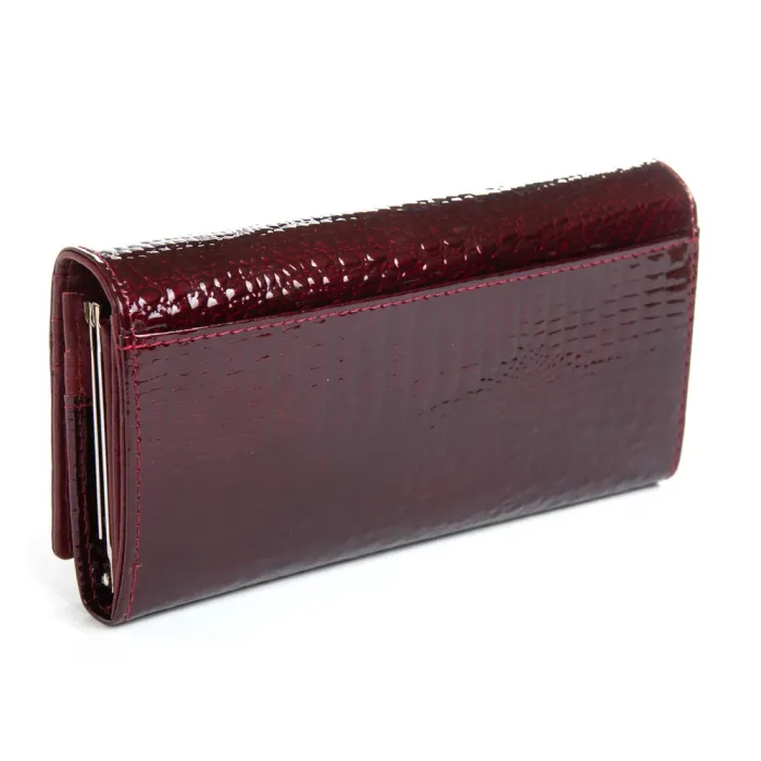 Кошелек LR Женский кожа-лак SERGIO TORRETTI FEW1-V-2 wine red
