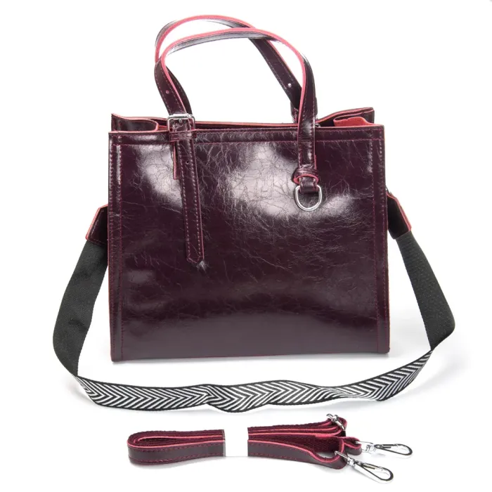 Сумка Женская Классическая замш ALEX RAI 8800-1 bordo