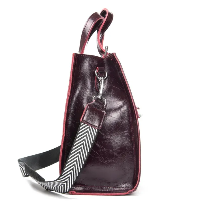 Сумка Женская Классическая замш ALEX RAI 8800-1 bordo