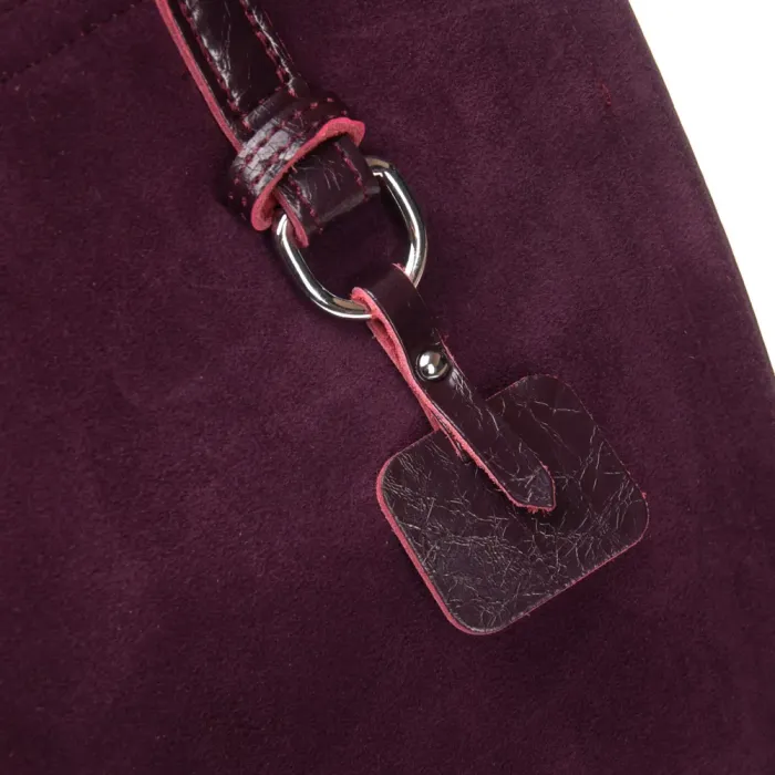 Сумка Женская Классическая замш ALEX RAI 8800-1 bordo
