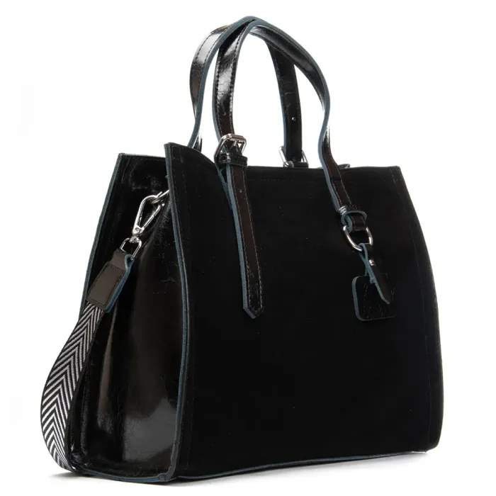 Сумка Женская Классическая замш ALEX RAI 8800-1 black