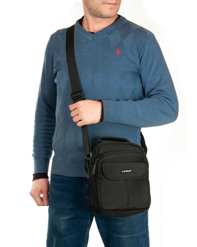 Сумка Мужская Планшет нейлон Lanpad 63743 black