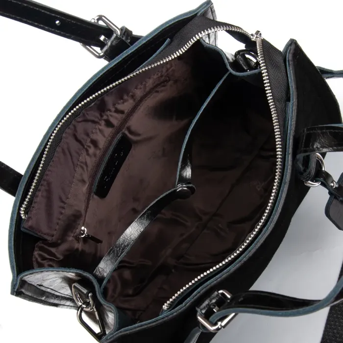 Сумка Женская Классическая замш ALEX RAI 8800-1 black