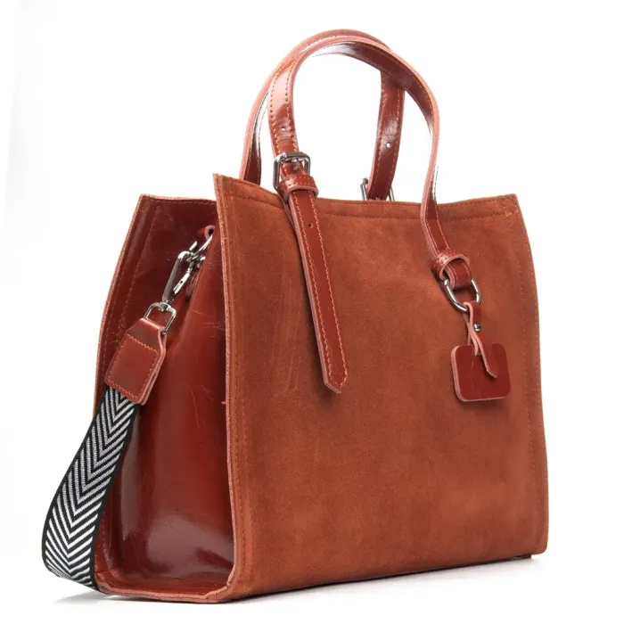 Сумка Женская Классическая замш ALEX RAI 8800-1 camel