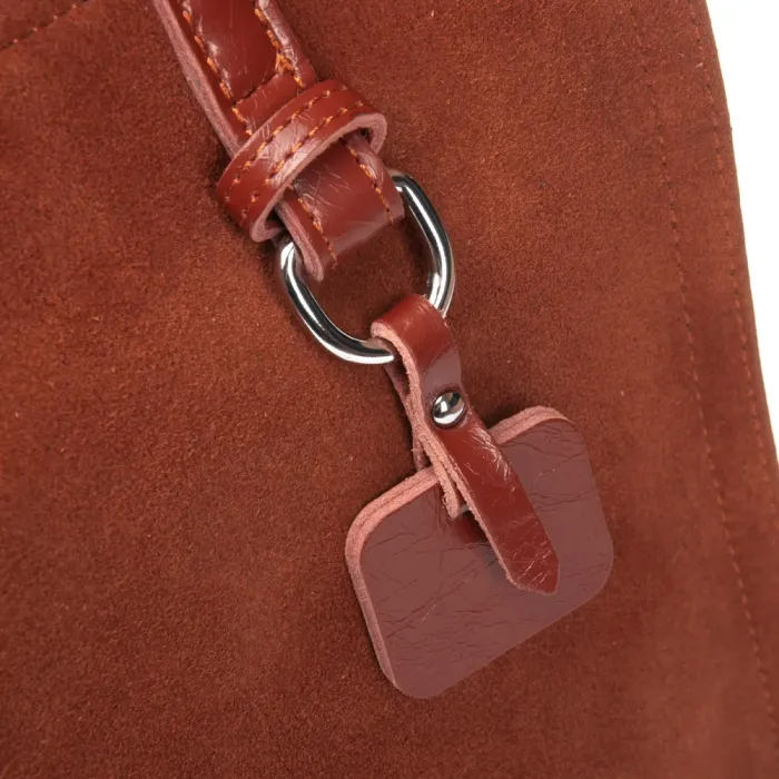 Сумка Женская Классическая замш ALEX RAI 8800-1 camel