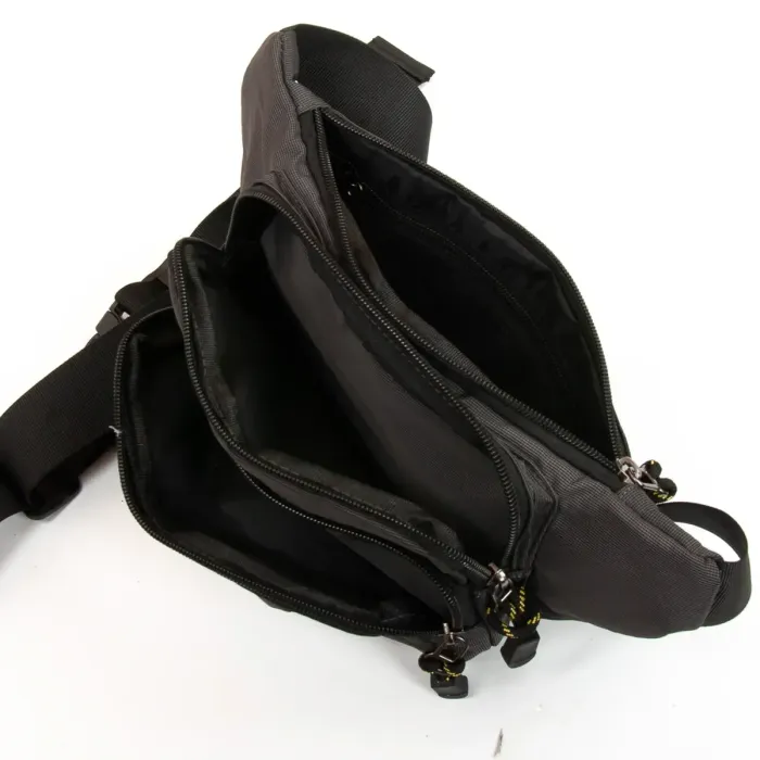 Сумка Мужская На пояс нейлон Lanpad 82062 grey